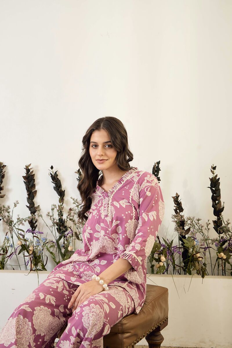 Embroidered A-line Kurti